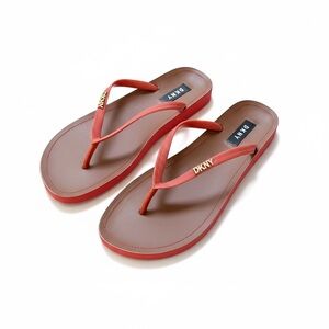 NWOT DKNY flip flops 8.5